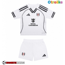 Otroške Nogometnih dresov Fulham Domači 2025-26 Kratki rokavi (+ hlače)